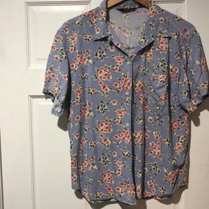 Floral Button-Up Top